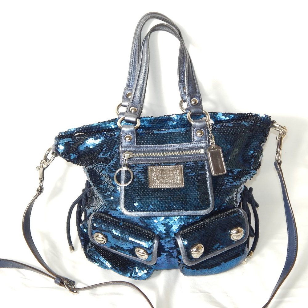 Extremely Rare! COACH Poppy Sequin Spotlight Tote